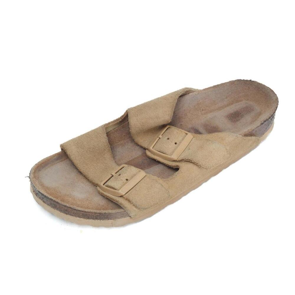 Birkenstock Arizona Sand Suede Sandals Yellow Tan Women's Shoes Sz 38 / 7...